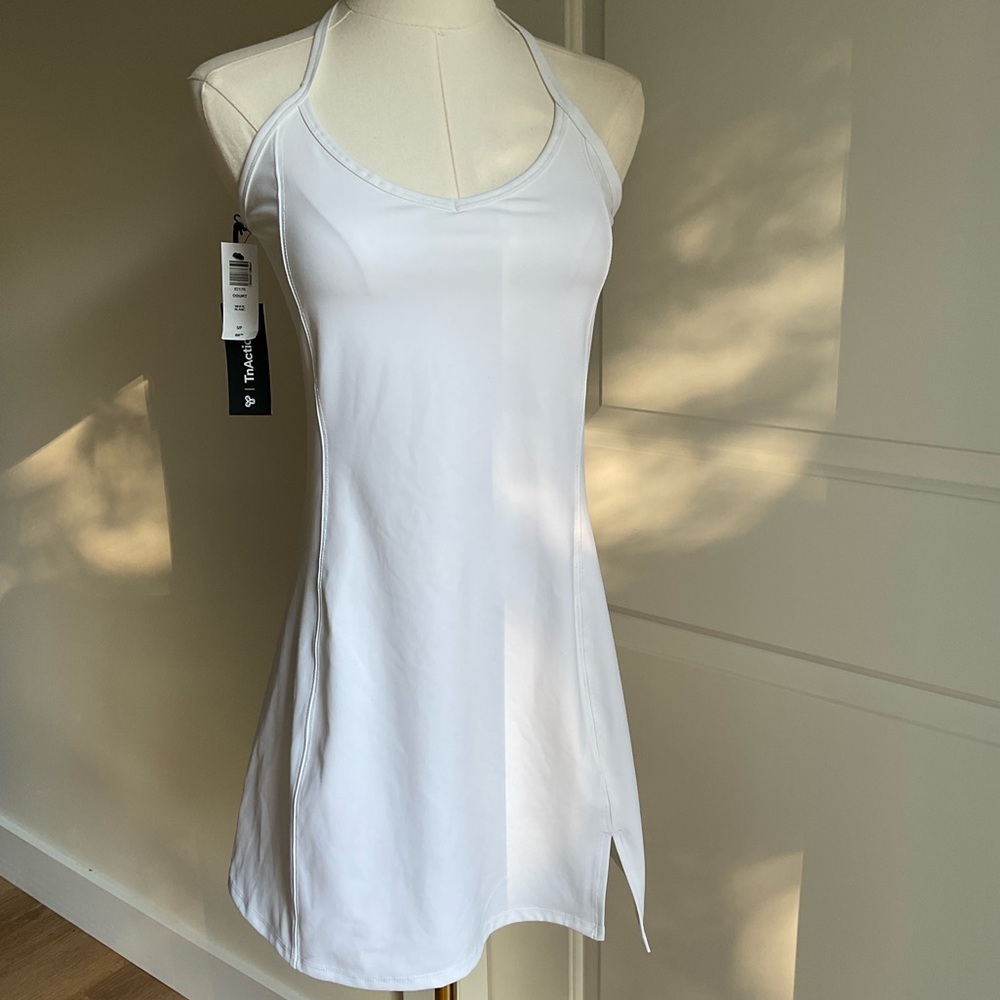 Aritzia TNA White SLICK court dress - Picture 2 of 6